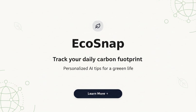 Eco Snap your carbon footprint companion – screenshot 1