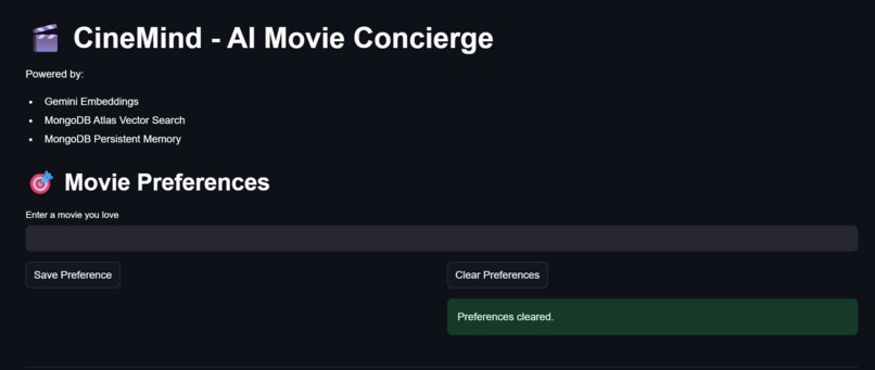 CineMind - AI Movie Concierge – screenshot 2