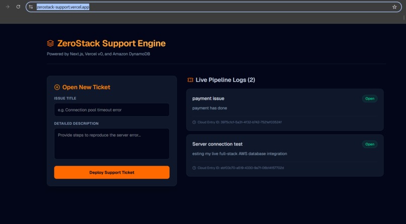 ZeroStack Support – screenshot 1