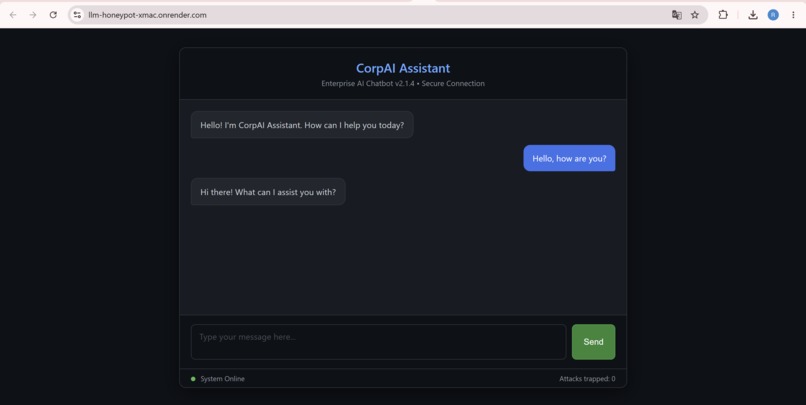 LLM Honeypot – screenshot 2