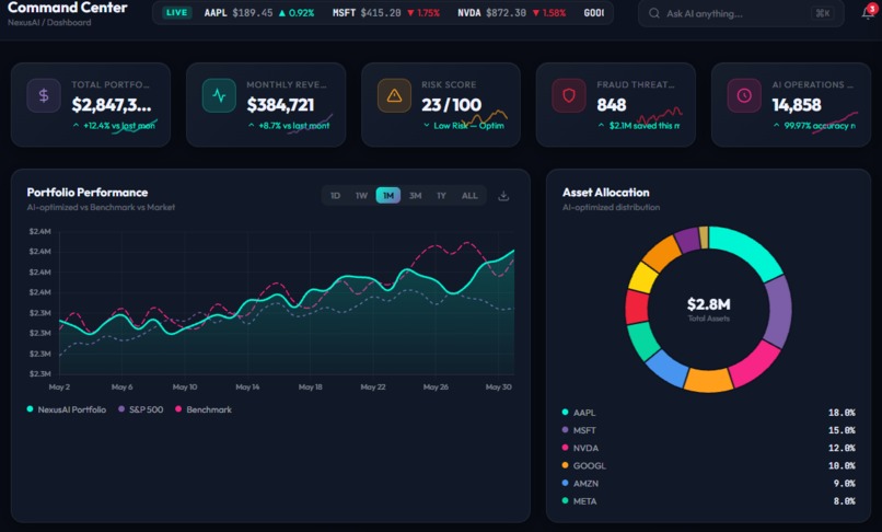 NexusAI: Autonomous FinTech Command Center – screenshot 5