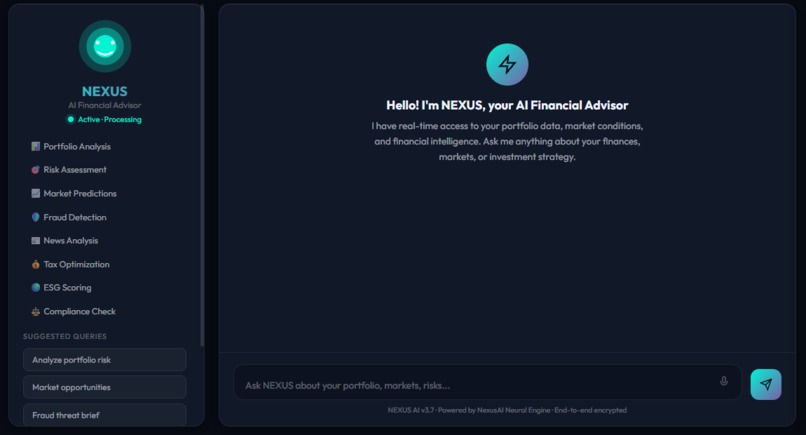 NexusAI: Autonomous FinTech Command Center – screenshot 6