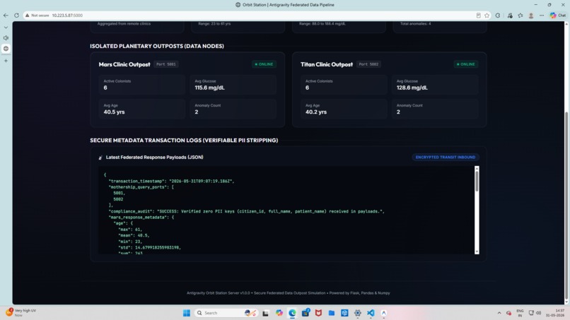 Privacy-First Federated Data Pipeline – screenshot 1