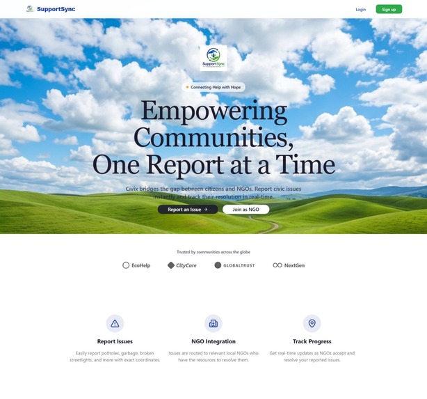 Indian NGO Project – screenshot 1