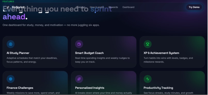 FinSprint  – screenshot 2