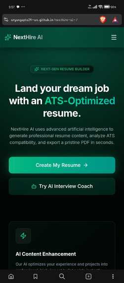 NextHire AI – screenshot 1