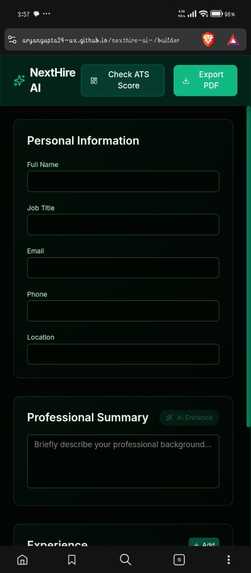 NextHire AI – screenshot 3