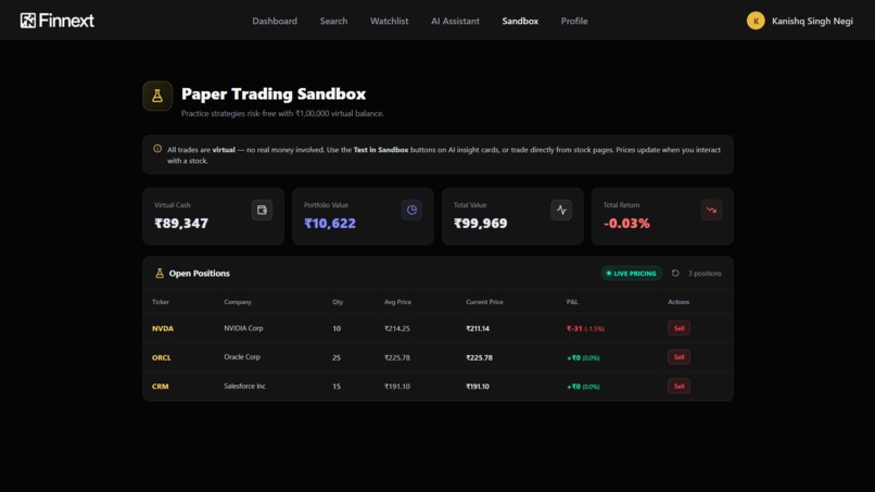 FinNext – screenshot 3