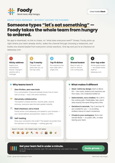 Foody: Work hard, skip hangry- a group food ordering app – screenshot 2