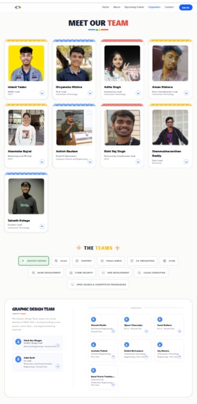 GDGC Website Redesign(Bastar inspired design element) – screenshot 5