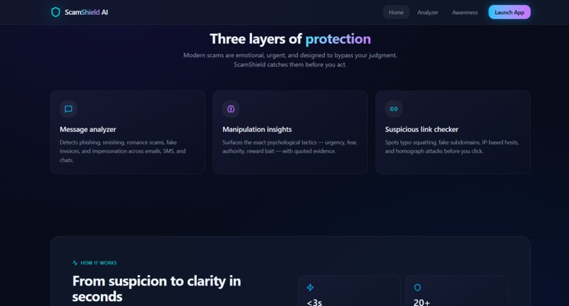 ScamShield AI – screenshot 2