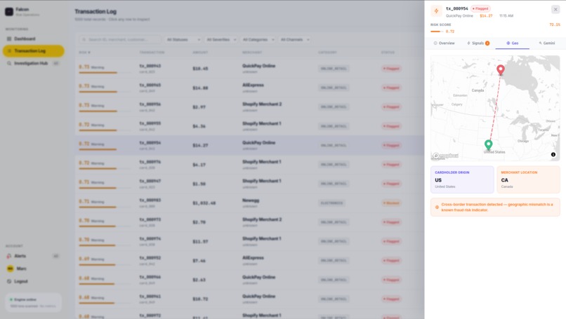 Falcon – screenshot 3