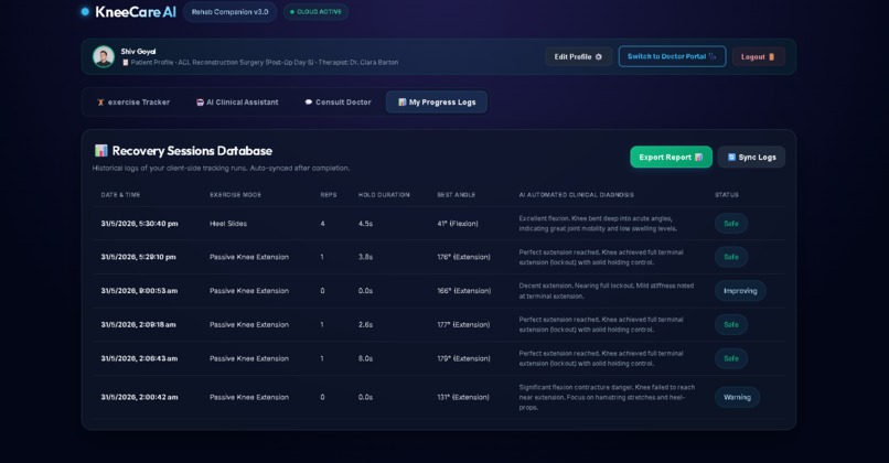 KneeCare AI – screenshot 3