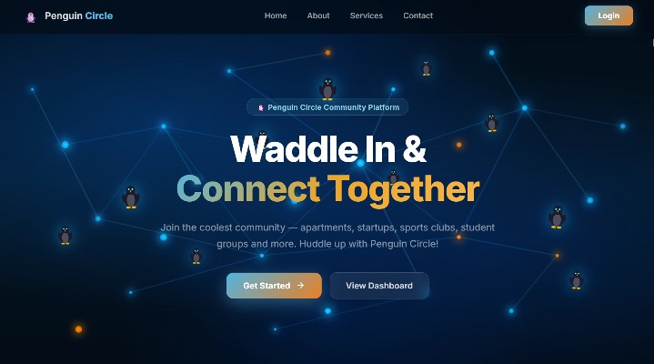 Penguin circle  – screenshot 1