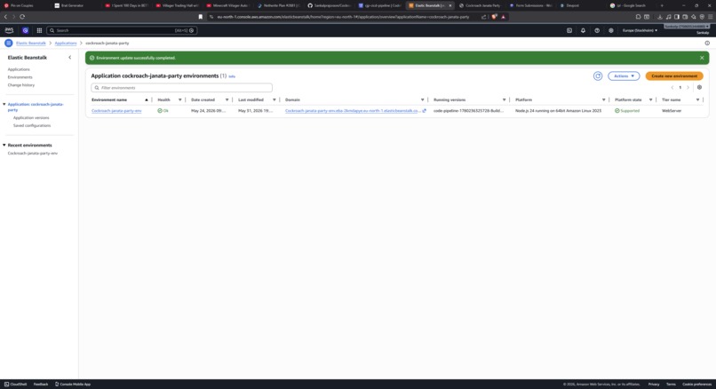 GitFlow AWS Cloud Pipeline – screenshot 2