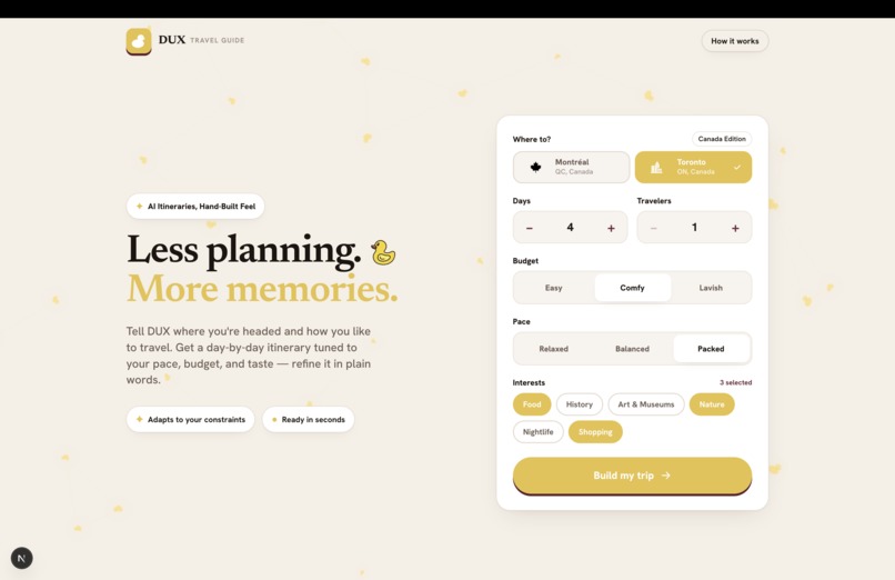 Dux – screenshot 1