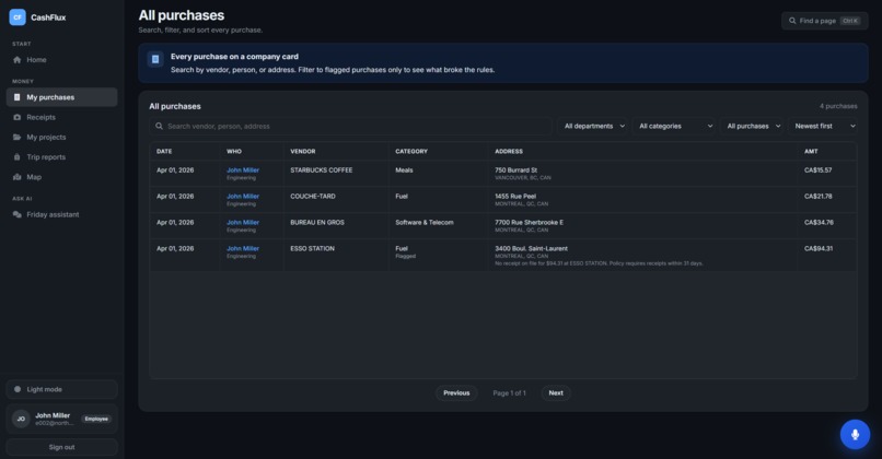 CashFlux – screenshot 2