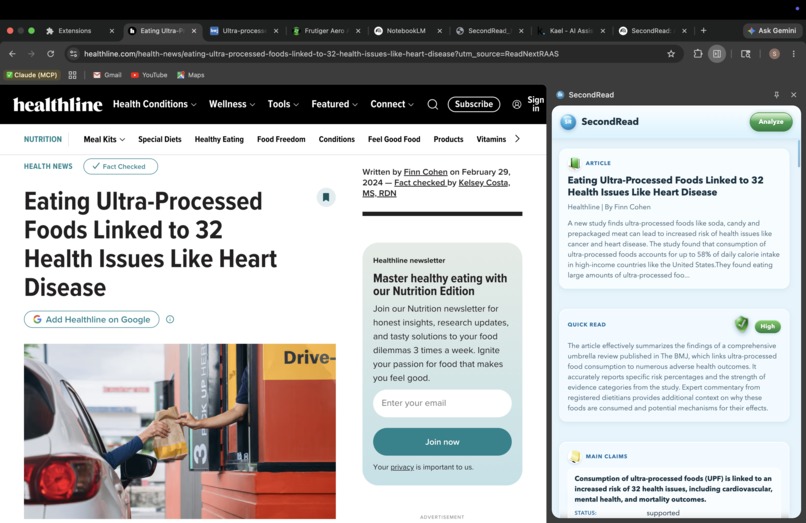 SecondRead – screenshot 1