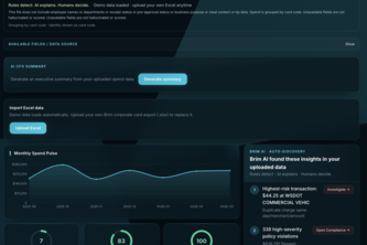 AI Finance Command Center