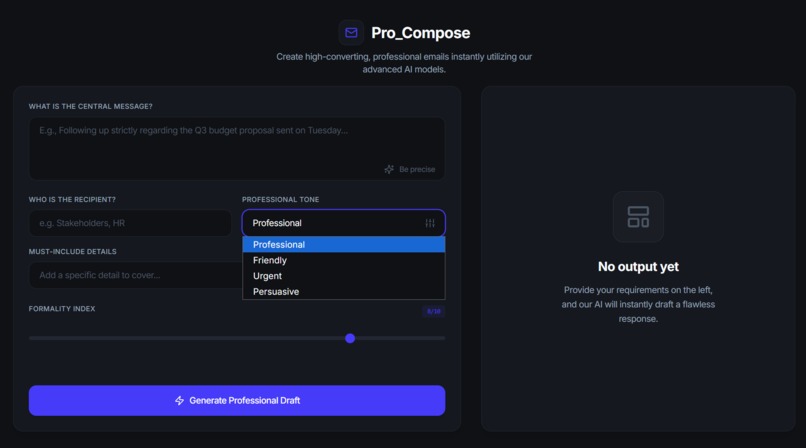 Pro_Compose – screenshot 1