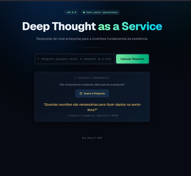Deep Thought as a Service – screenshot 2