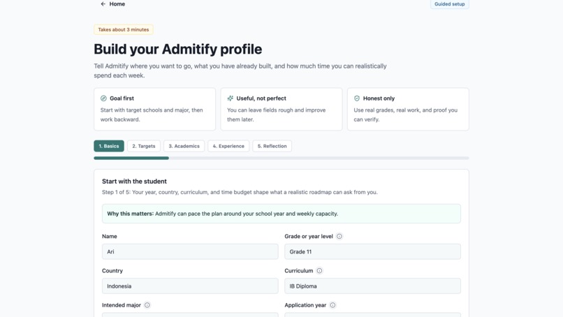 Admitify – screenshot 2