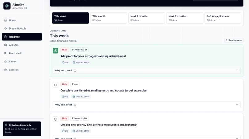 Admitify – screenshot 5