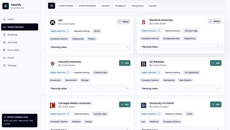 Admitify – screenshot 6