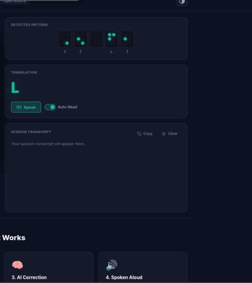 BrailleVision – screenshot 2