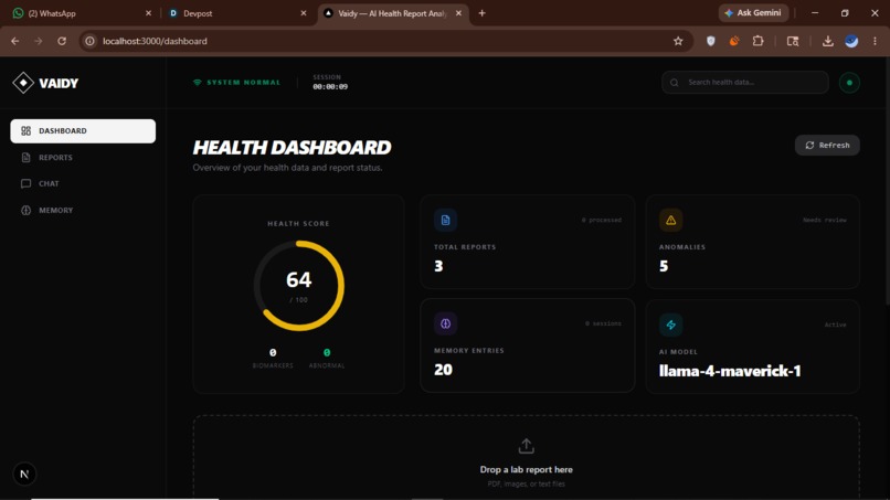 Vaidy – Healthcare Memory & Insights – screenshot 3