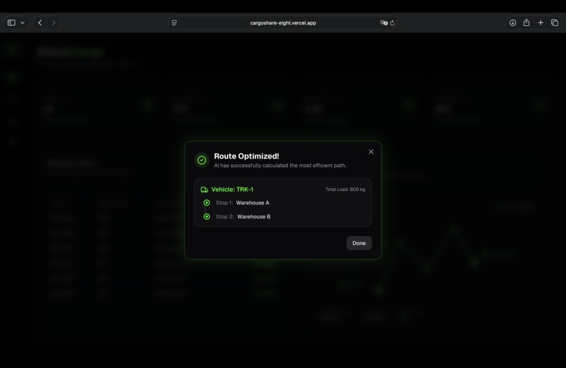 ShareCargo – screenshot 2