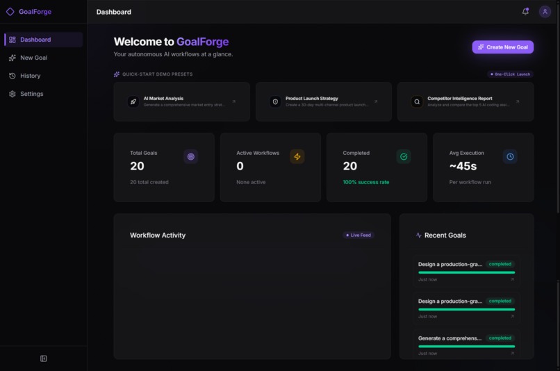 GoalForge AI – screenshot 2