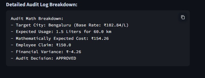 Travel Expense Audit MCP Agent – screenshot 3