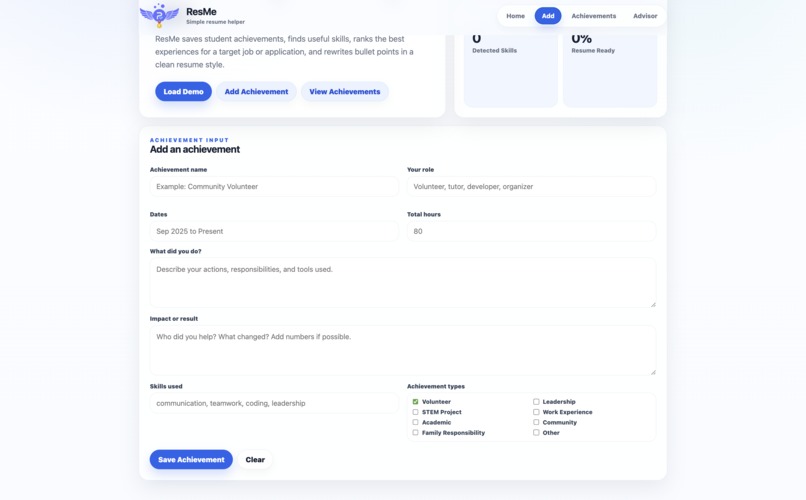 ResMe (KRAKEN CS) – screenshot 2