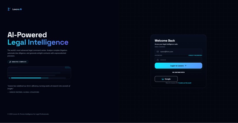 LEXORA AI  – screenshot 2