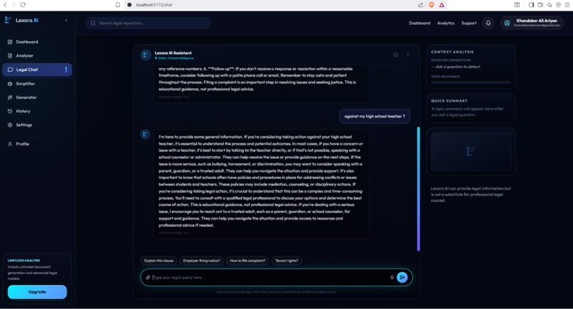 LEXORA AI  – screenshot 9