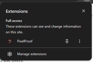 PixelProof – screenshot 2