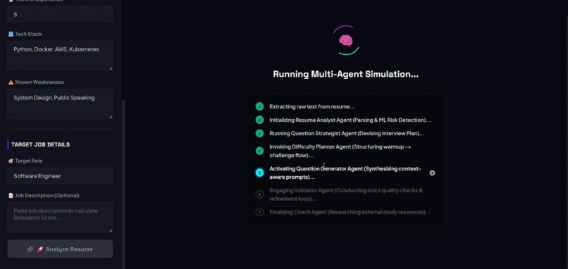 GraphPrep: Multi-Agent AI Interview Preparation System – screenshot 2