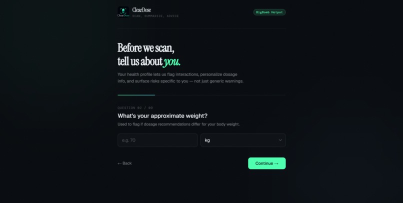 ClearDose – screenshot 2