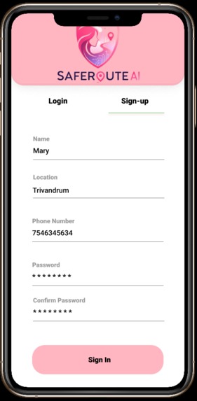 Safe Route AI – screenshot 1
