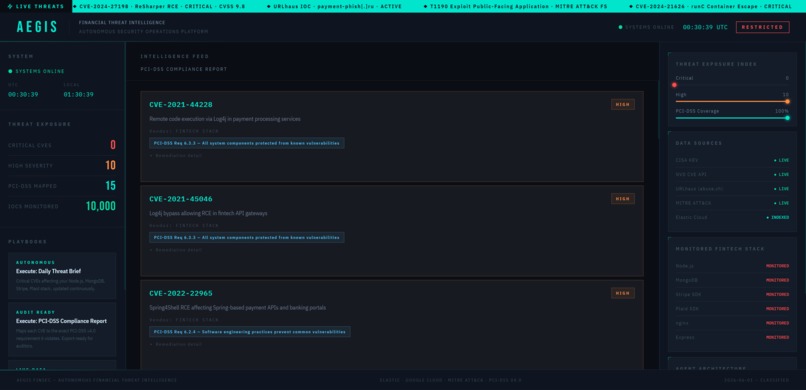 AEGIS — Autonomous Elastic Guardian & Intelligence System – screenshot 4