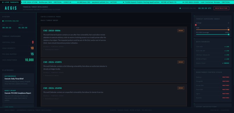 AEGIS — Autonomous Elastic Guardian & Intelligence System – screenshot 2