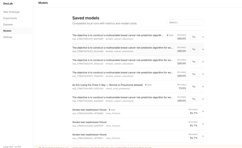 DocLAB (v1) – screenshot 5