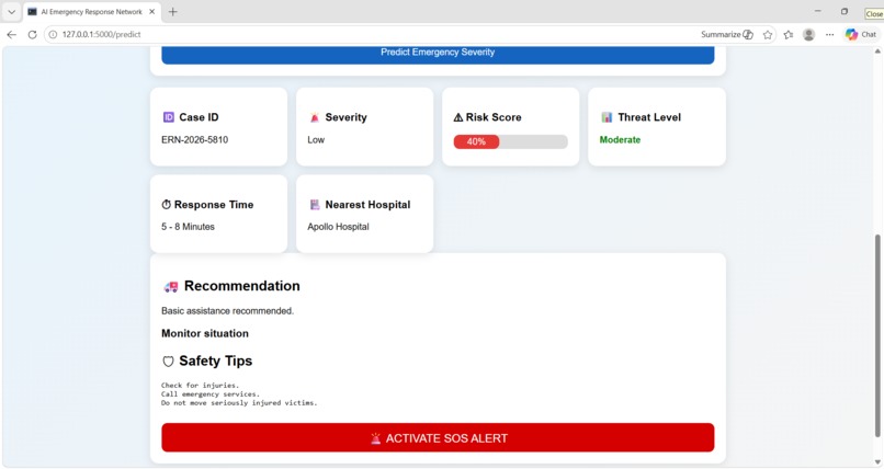 AI-Powered Emergency Response Network – screenshot 1