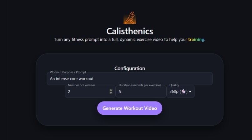 Calisthenics – screenshot 1