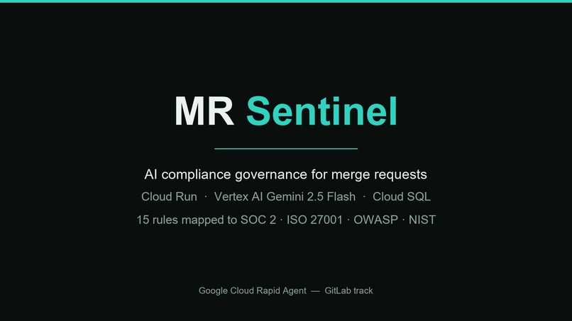 MR Sentinel — the rubric is the product – screenshot 1