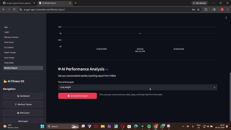 AI-GYM-APP – screenshot 3