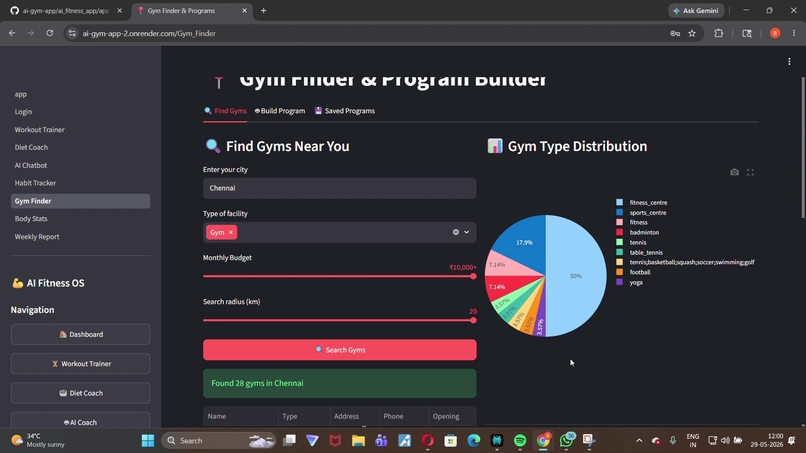 AI-GYM-APP – screenshot 6