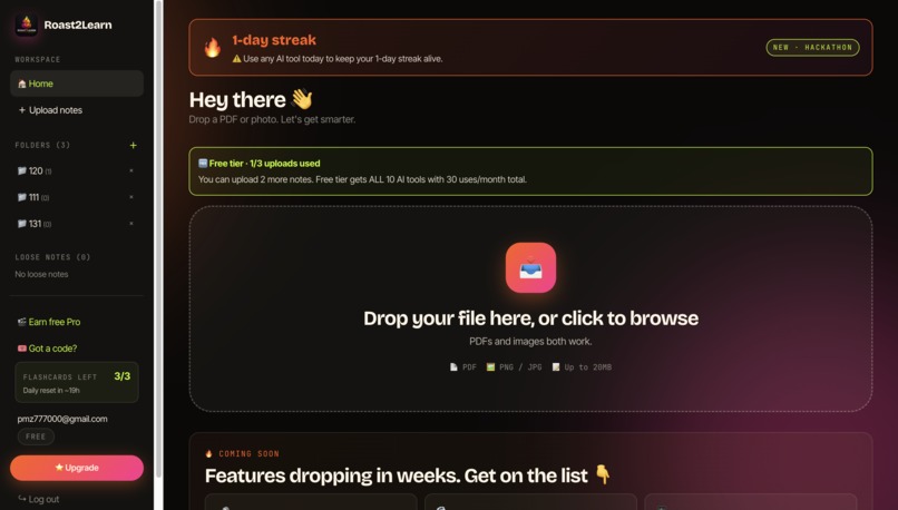 Roast2Learn – screenshot 2