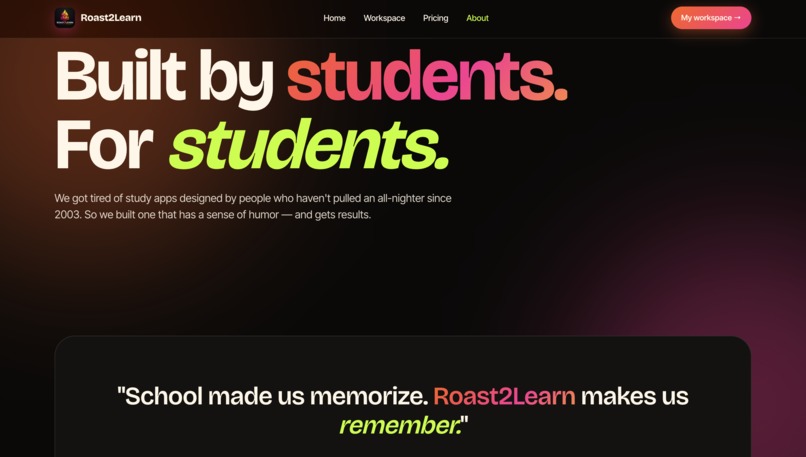 Roast2Learn – screenshot 4